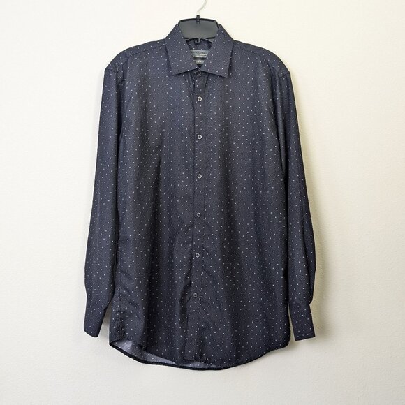 BLACK LABEL by RUFFINI Button Down Shirt Slim Fit Tag size M - Picture 3 of 13